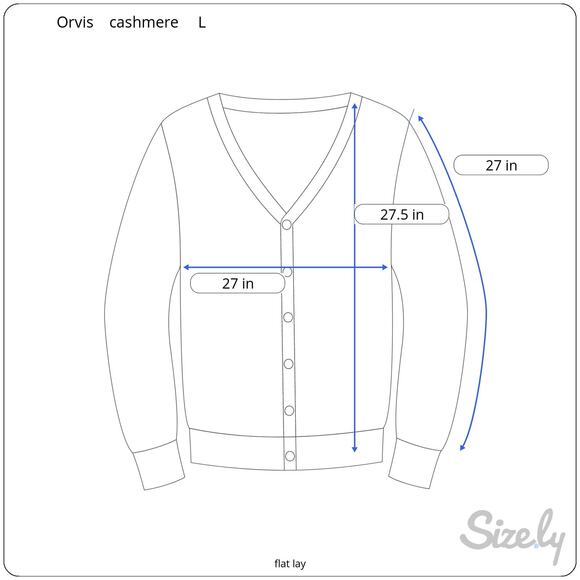 Orvis Men’s V-Neck 100% Cashmere Sweater Light Butter Yellow Size Large - Picture 6 of 6